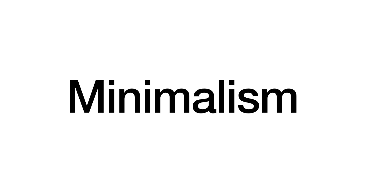 Minimalism Brand logo