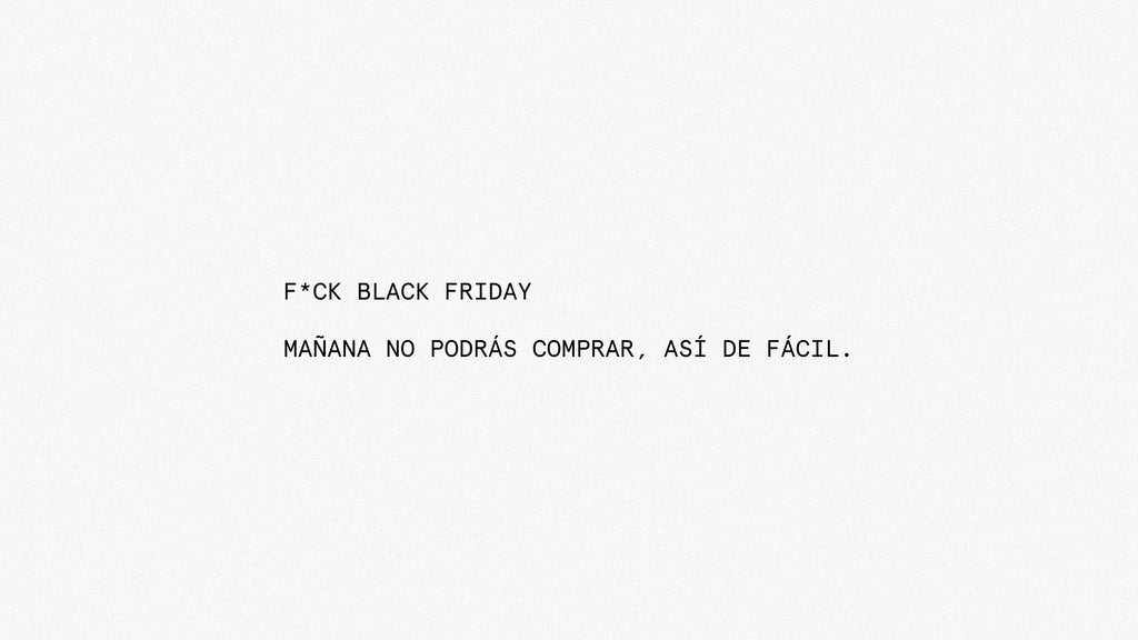 Cerrados por Black Friday