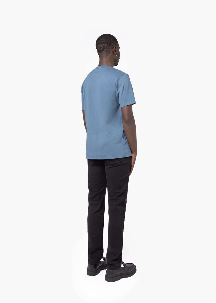 camiseta-organico-algodon-azul-minimalism-brand