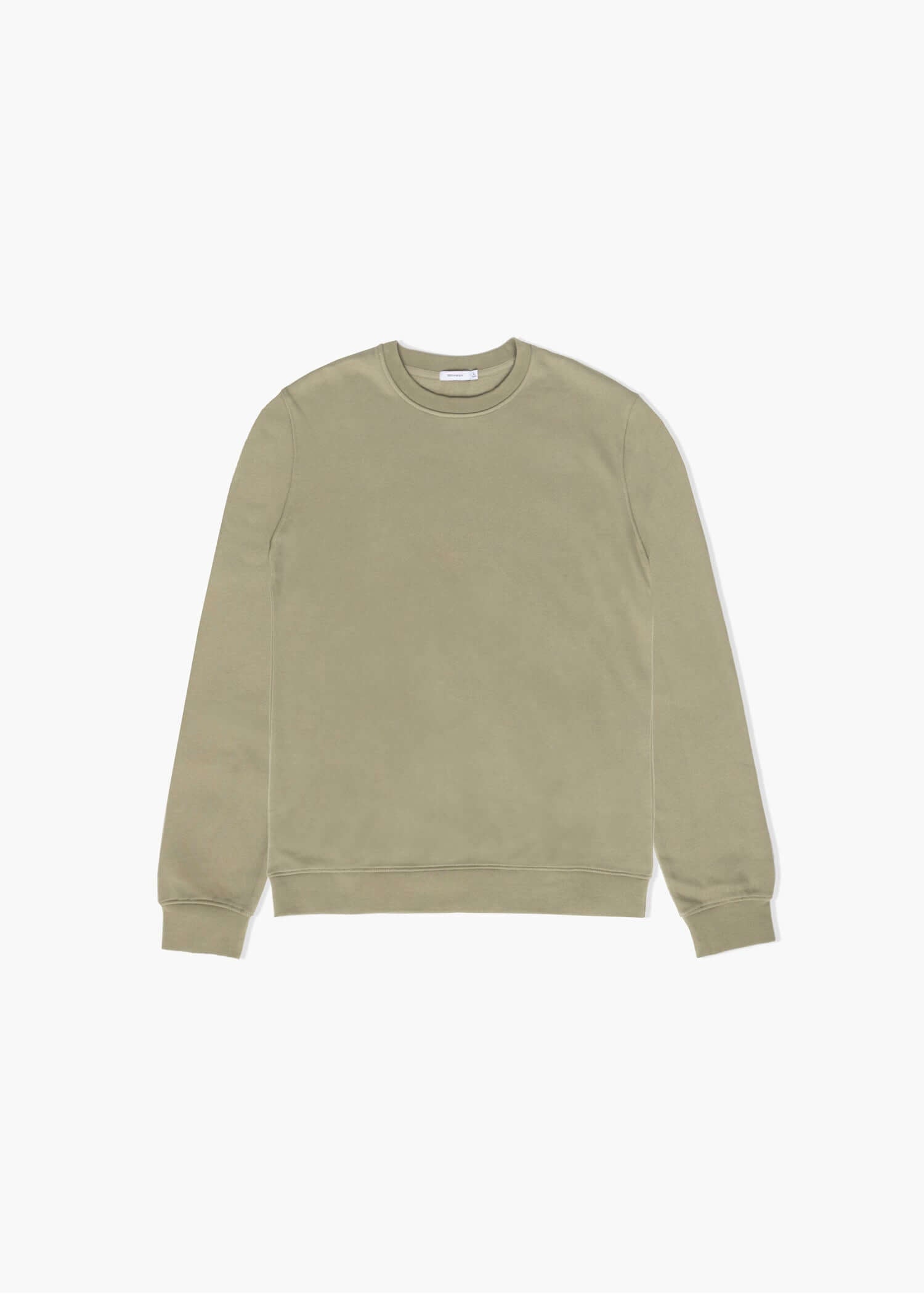 Olive green organic cotton sweatshirt