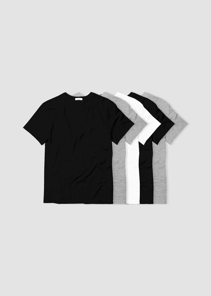 5-camisetas-algodon-organico-minimalism-negro-gris-blanco